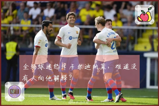 全场球迷怒斥卡尔迪纳莱,难道没有人向他解释?